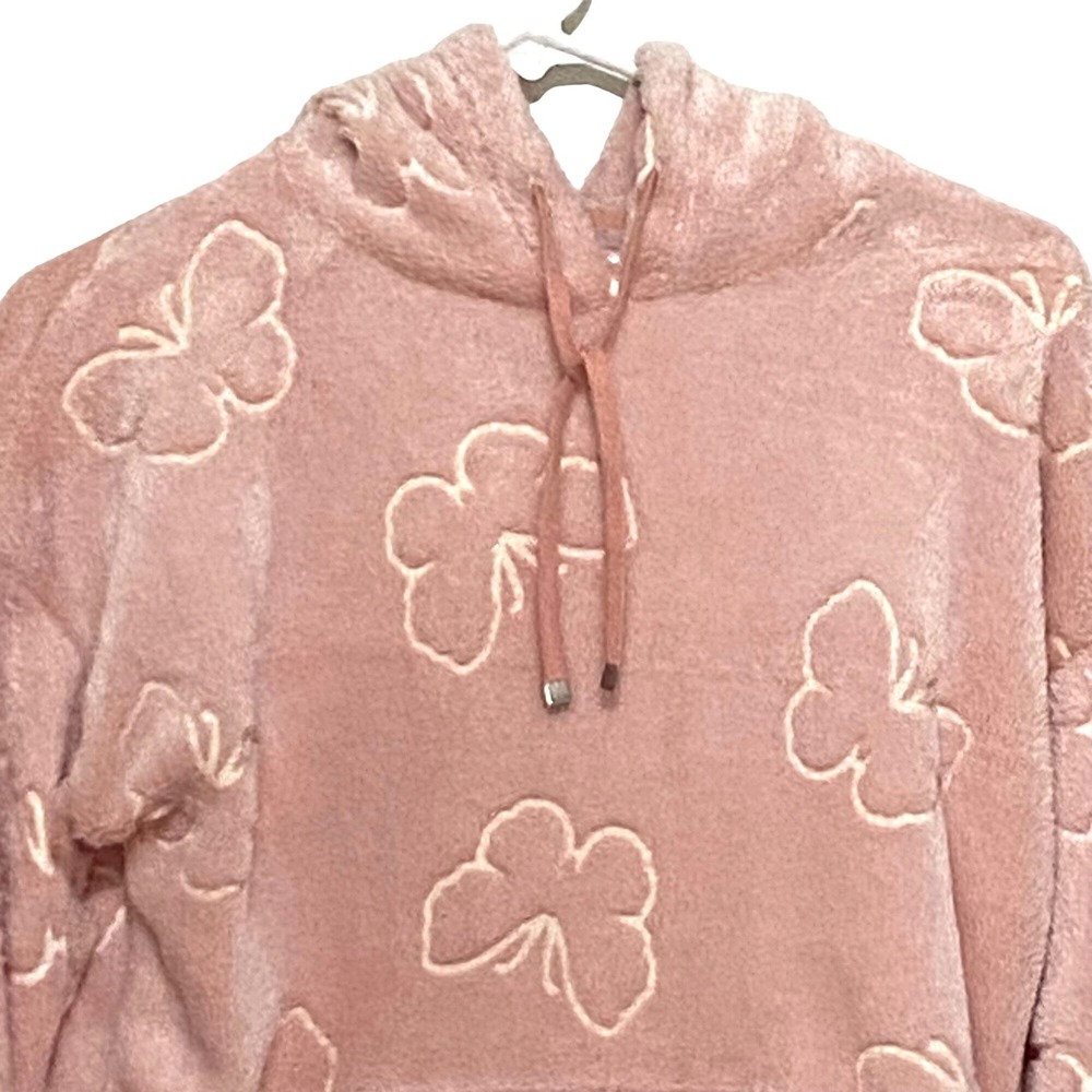 Butterfly Pullover Hoodie Womens XS Pinkcore‎ Spring Softgirl Pastels Y2K Icon